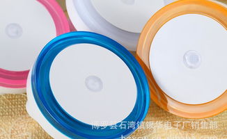 專利LED光控炫彩小夜燈 圓形、方形、心形的創意之光