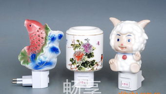 批發零售景德鎮陶瓷花卉圖案 卡通系列 熏香迷你小夜燈價格 廠家 圖片